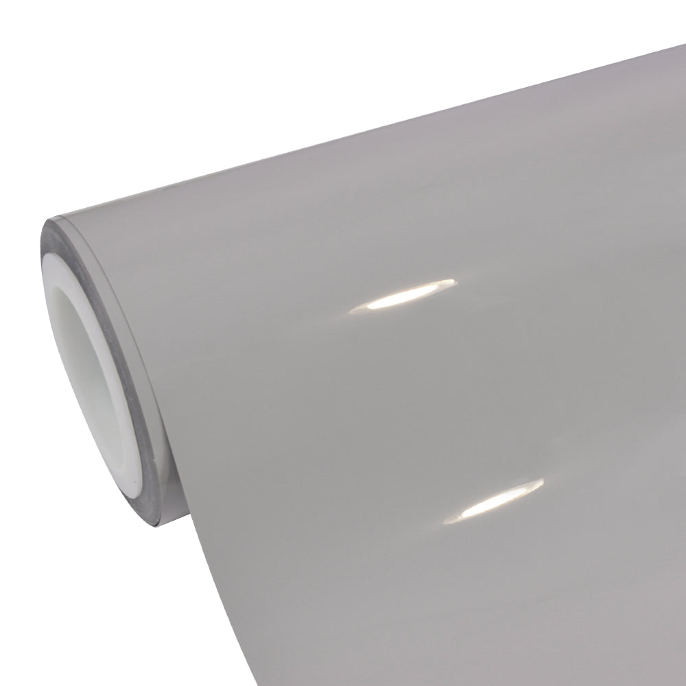 High Glossy Gainsboro Gray Vinyl Wrap - Image 15