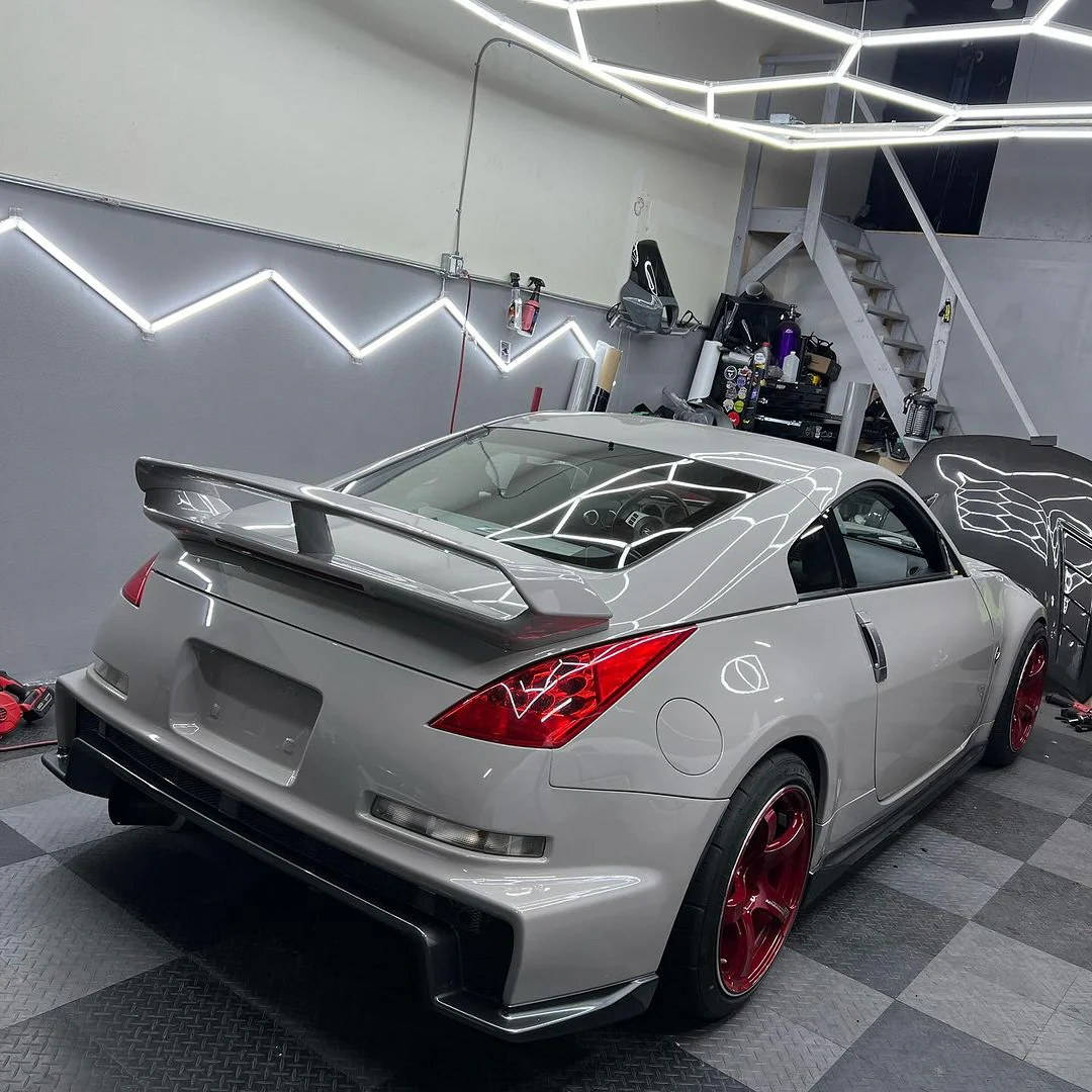 High Glossy Gainsboro Gray Vinyl Wrap - Image 5