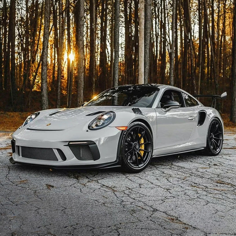 High Glossy Gainsboro Gray Vinyl Wrap - Image 8