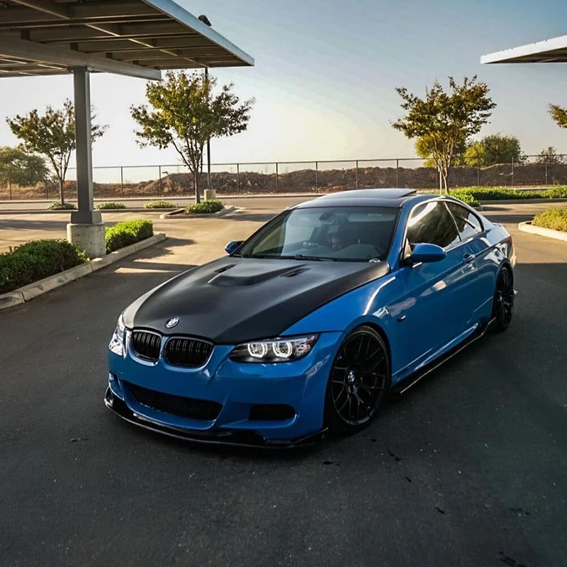 High Glossy Laguna Blue Vinyl Wrap - Image 3