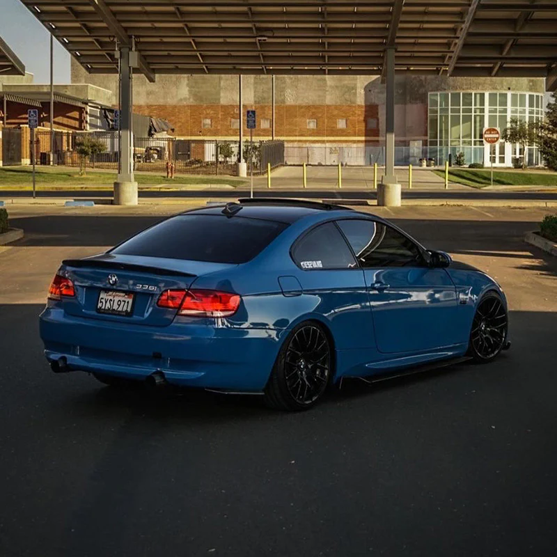 High Glossy Laguna Blue Vinyl Wrap - Image 6