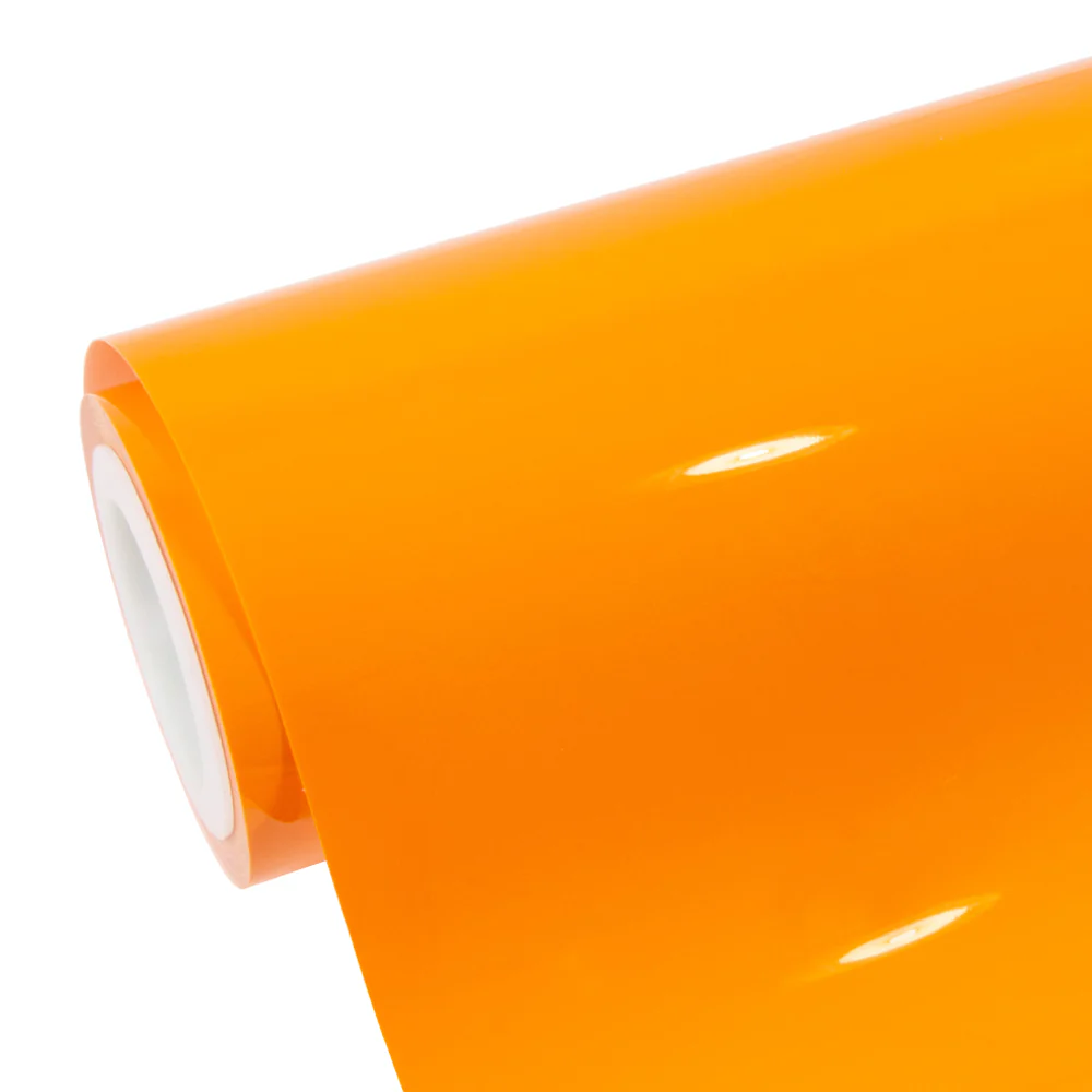 High Glossy McLaren Orange Vinyl Wrap - Image 8