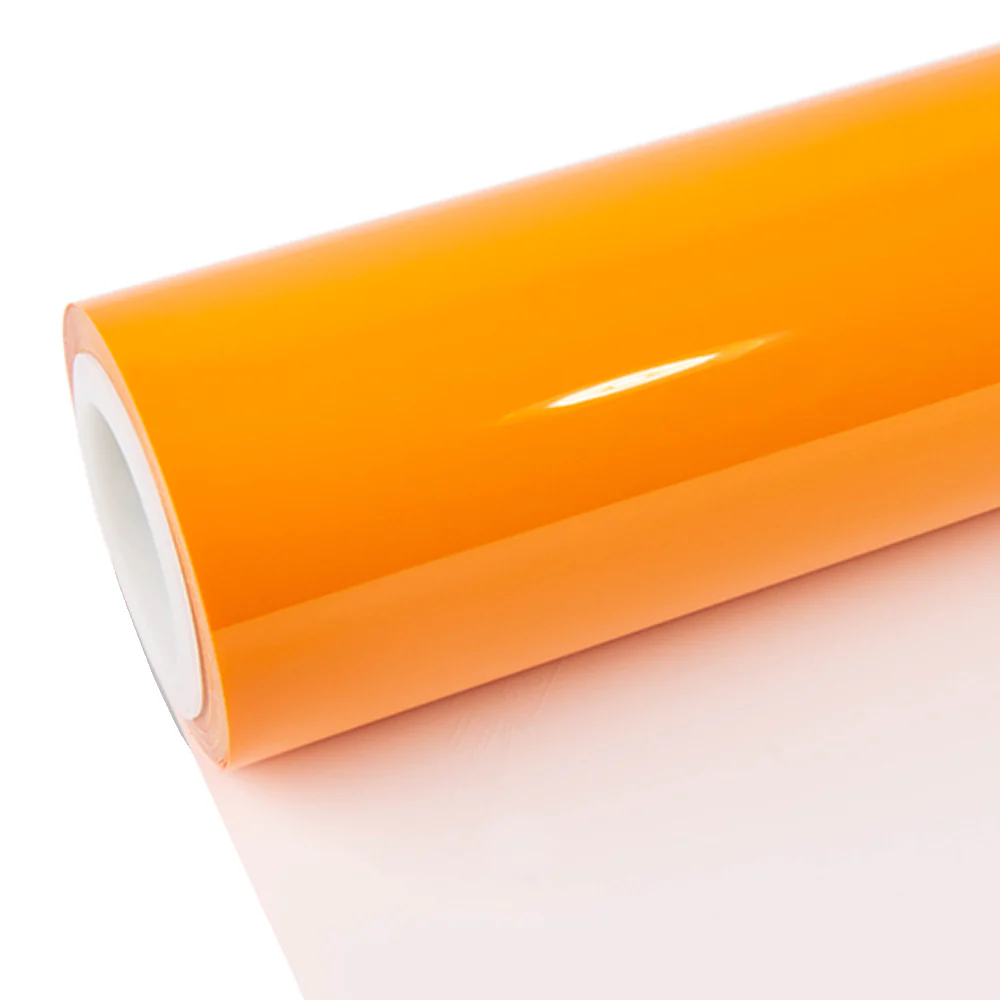High Glossy McLaren Orange Vinyl Wrap - Image 9