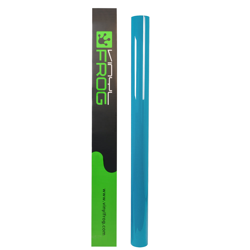 High Glossy Miami Blue Vinyl Wrap - Image 10