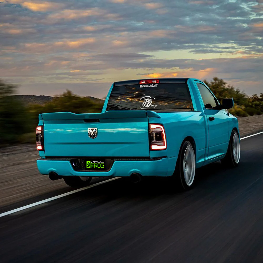 High Glossy Miami Blue Vinyl Wrap - Image 3