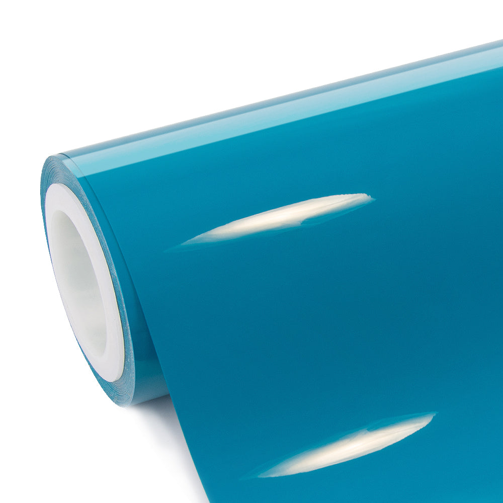 High Glossy Miami Blue Vinyl Wrap - Image 7