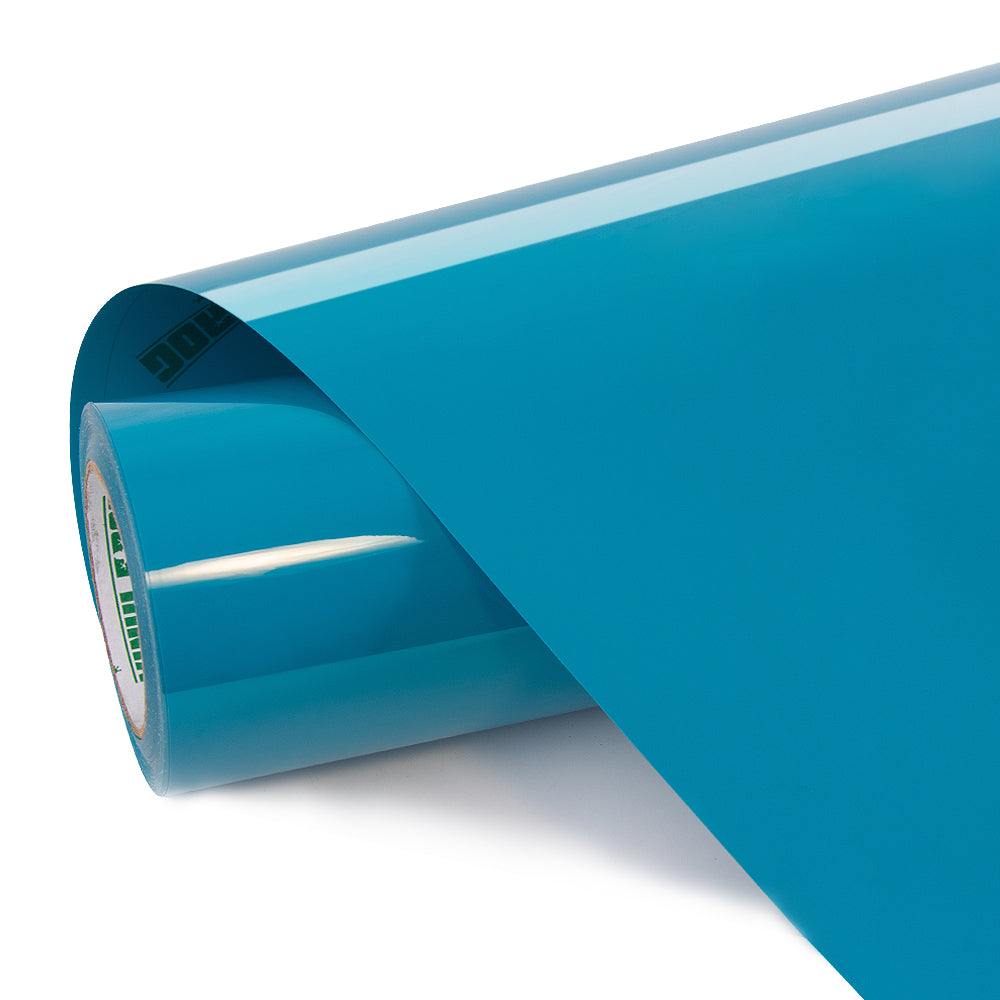 High Glossy Miami Blue Vinyl Wrap - Image 8