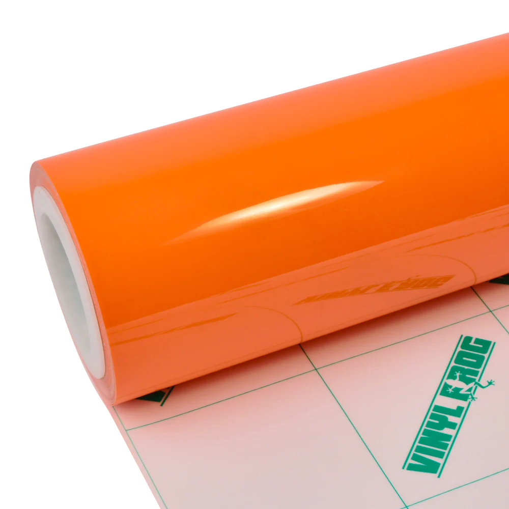 High Glossy Orange Vinyl Wrap - Image 9