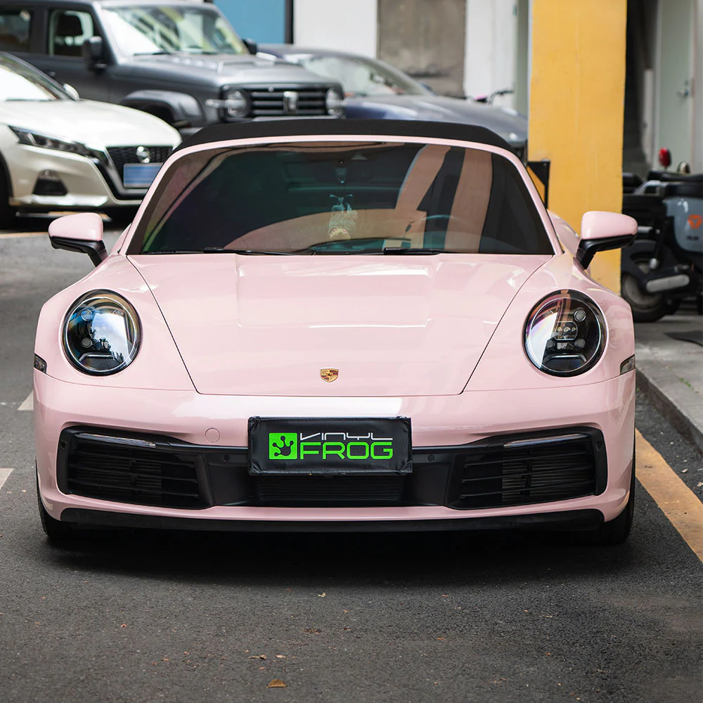 High Glossy Piggy Pink Vinyl Wrap - Image 3