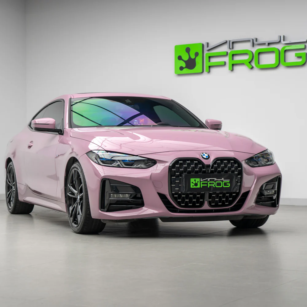 High Glossy Pink Lavender Vinyl Wrap - Image 2