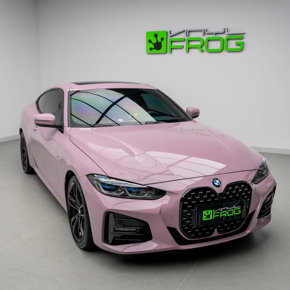 High Glossy Pink Lavender Vinyl Wrap - Image 3