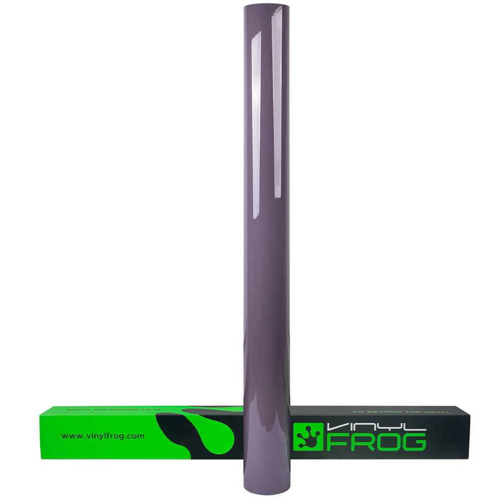 High Glossy Purplish Grey Vinyl Wrap - Image 12
