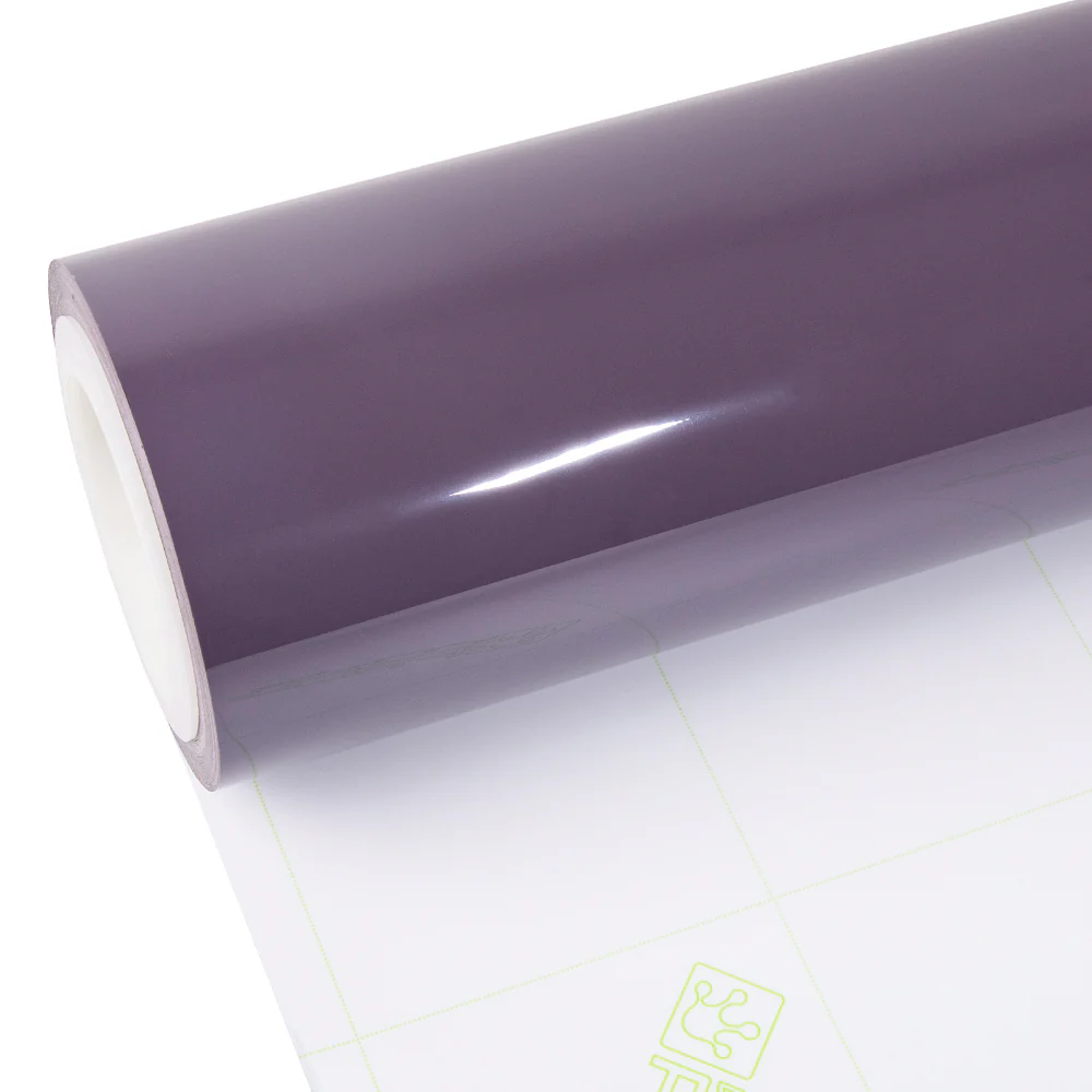 High Glossy Purplish Grey Vinyl Wrap - Image 8