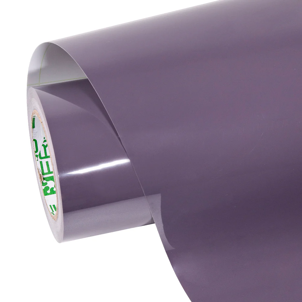 High Glossy Purplish Grey Vinyl Wrap - Image 9