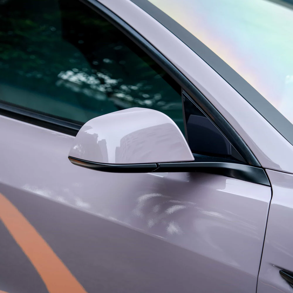 High Glossy Warm Gray Vinyl Wrap - Image 5