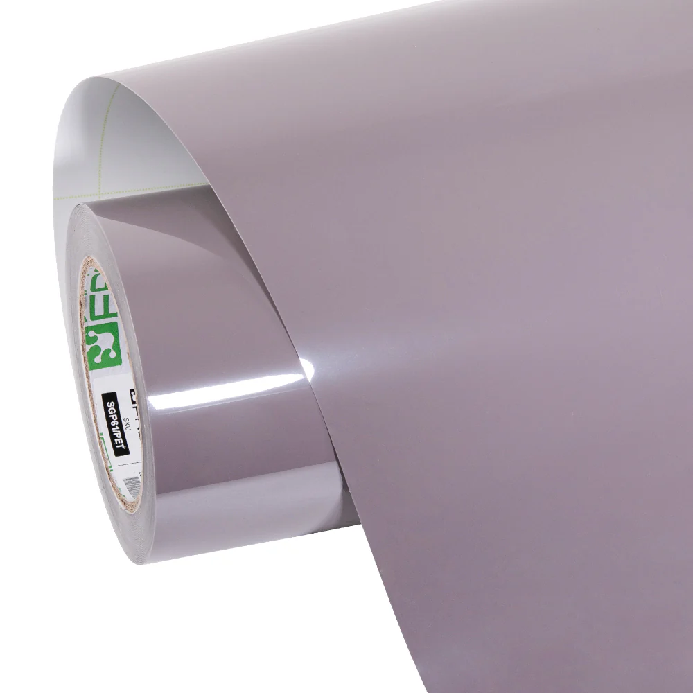 High Glossy Warm Gray Vinyl Wrap - Image 8