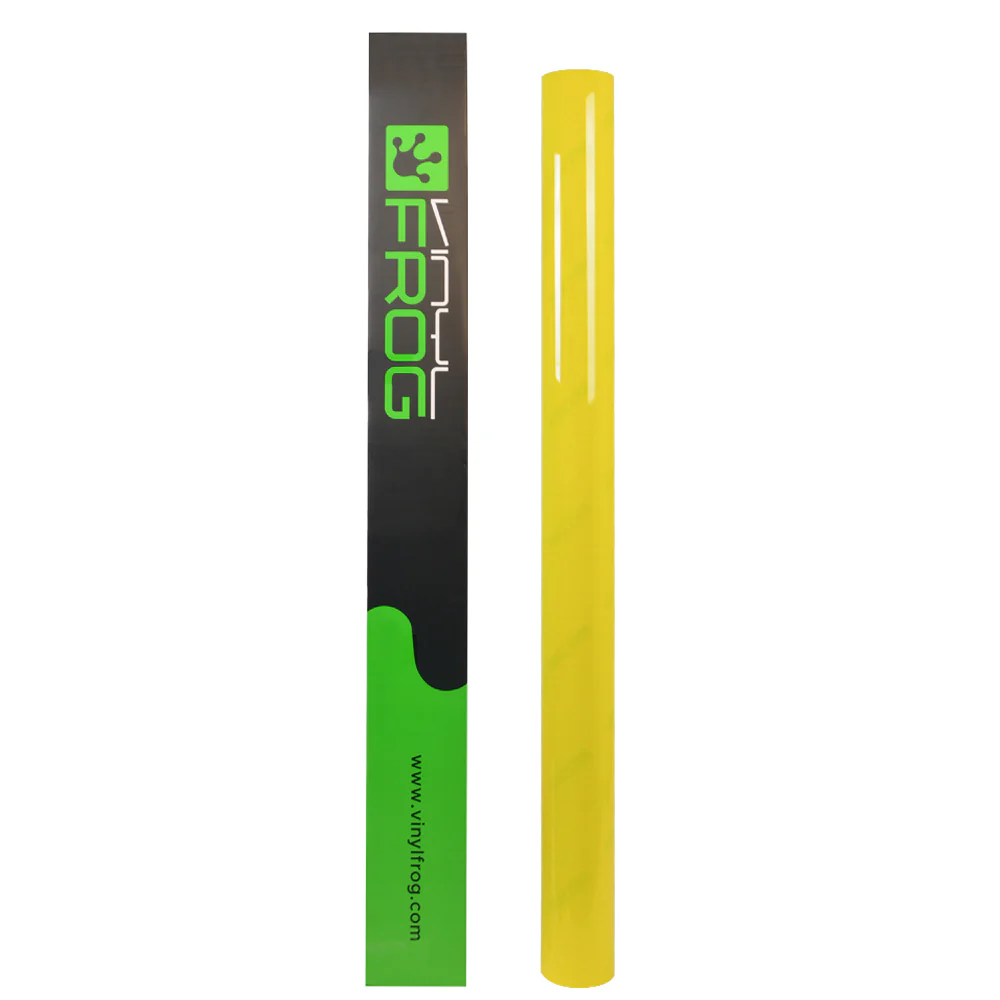 High Glossy Yellow Vinyl wrap - Image 9