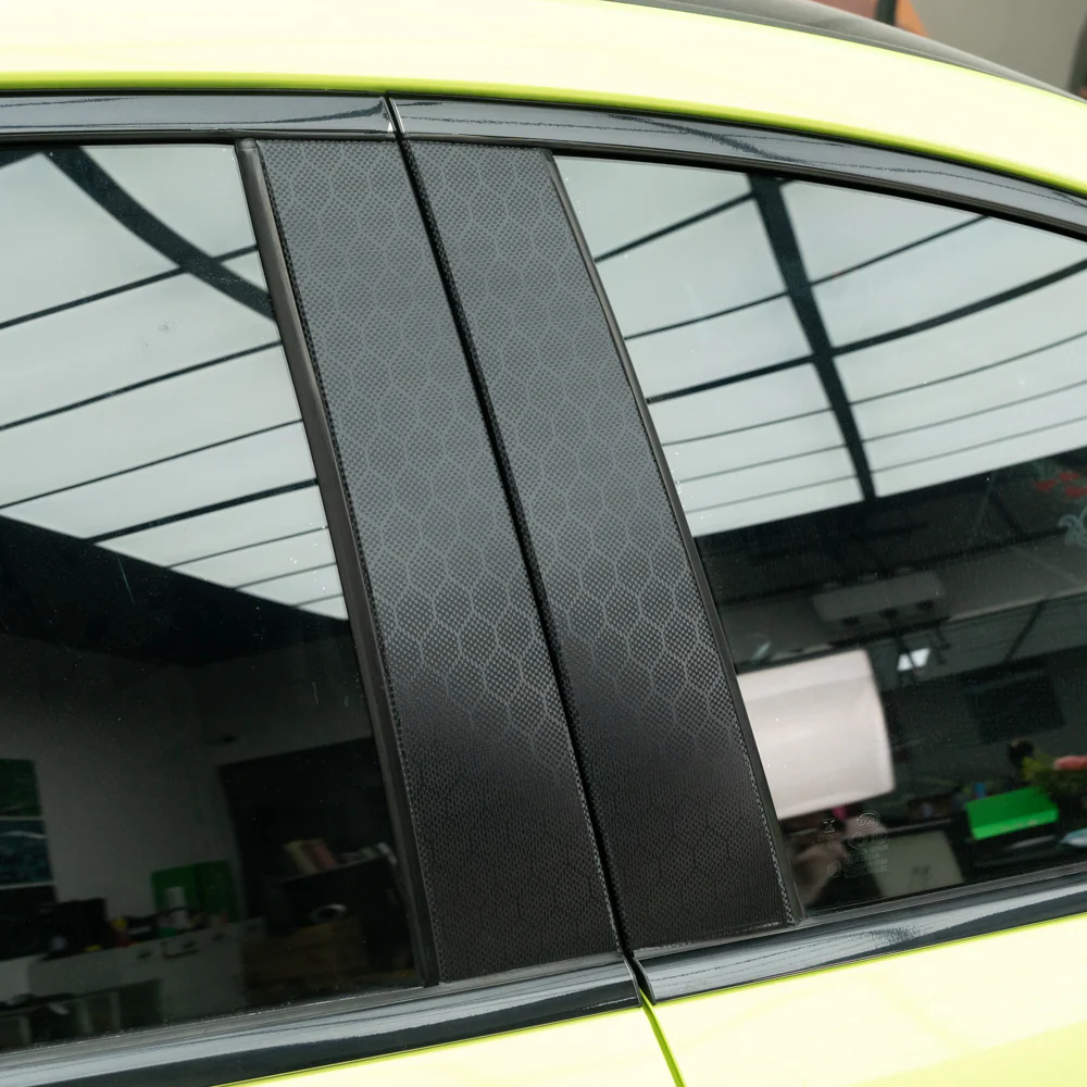 Honeycomb Hex Black Carbon Fiber Vinyl Wrap - Image 7