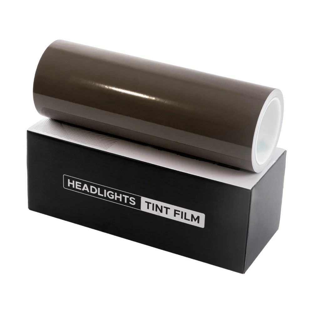 Gloss Light Black Headlight Tint Film - Image 9