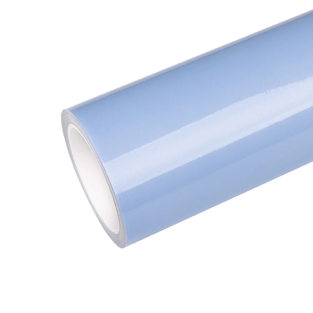Light Blue Headlight Film With Air Channel Paper Liner - Image 12