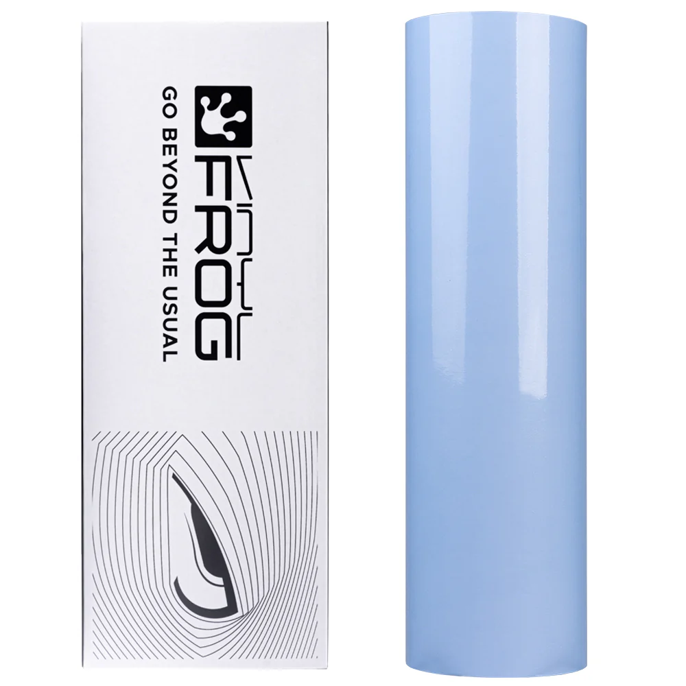 Light Blue Headlight Film With Air Channel Paper Liner - Image 16