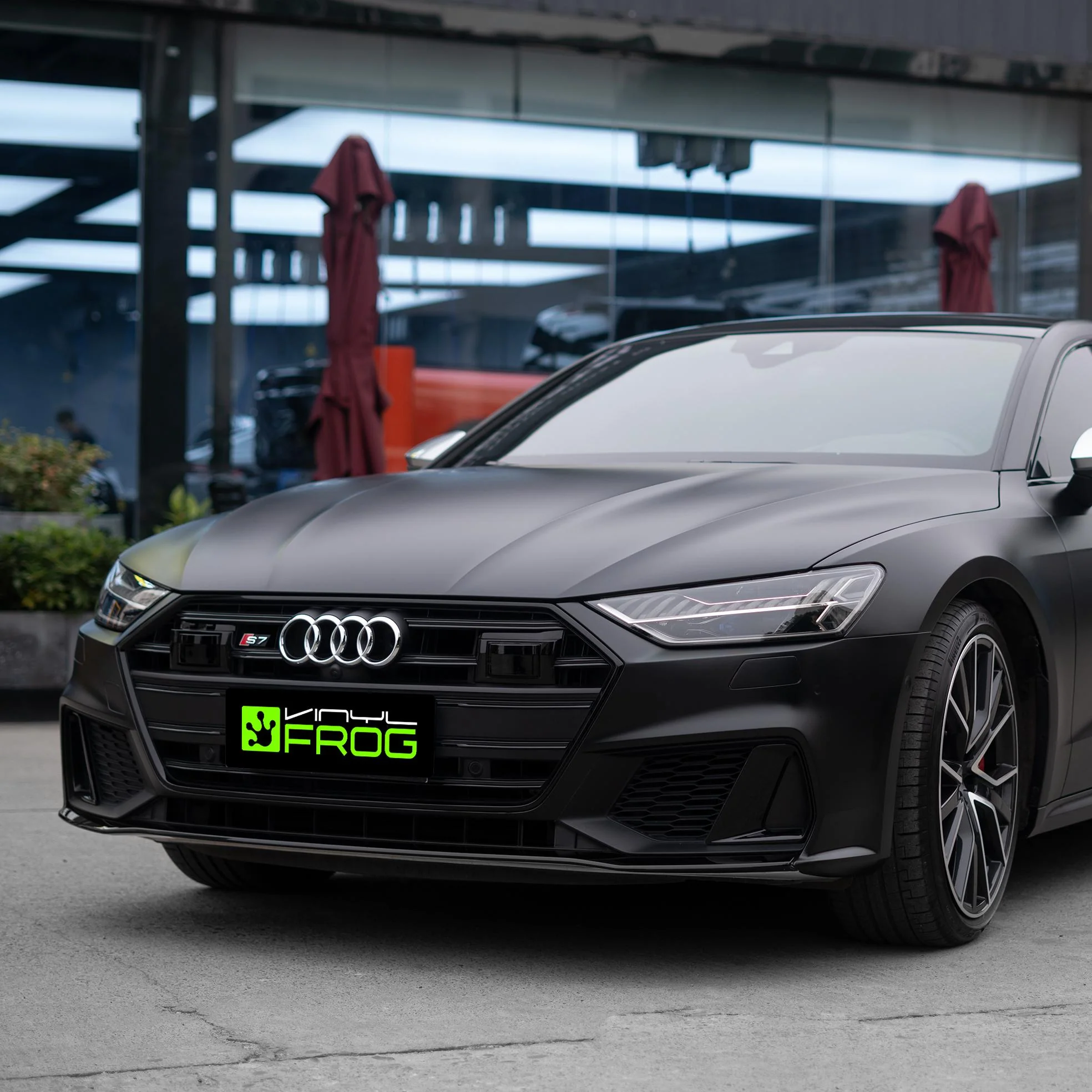 Matte Black Pearl Vinyl Wrap - Image 3