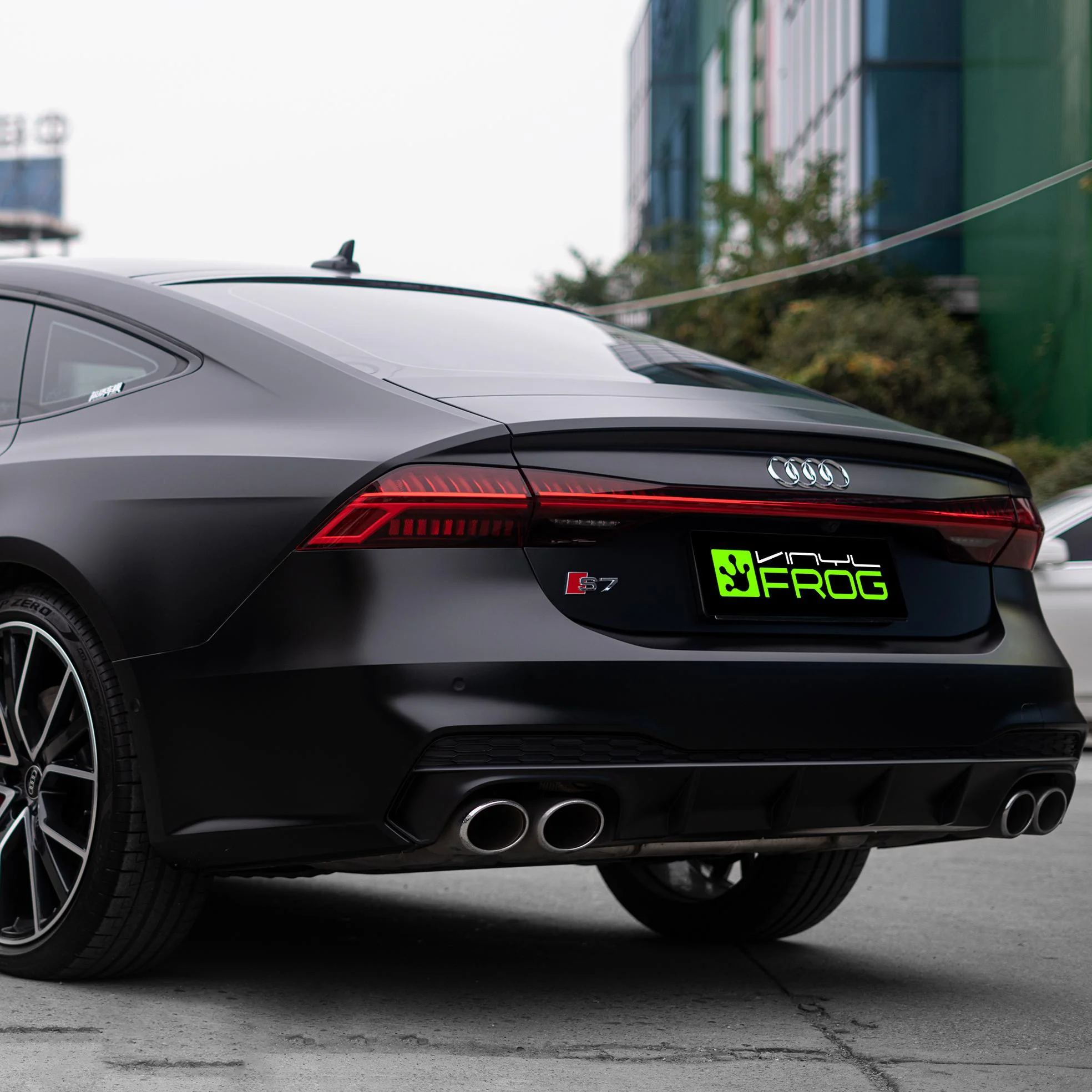 Matte Black Pearl Vinyl Wrap - Image 4