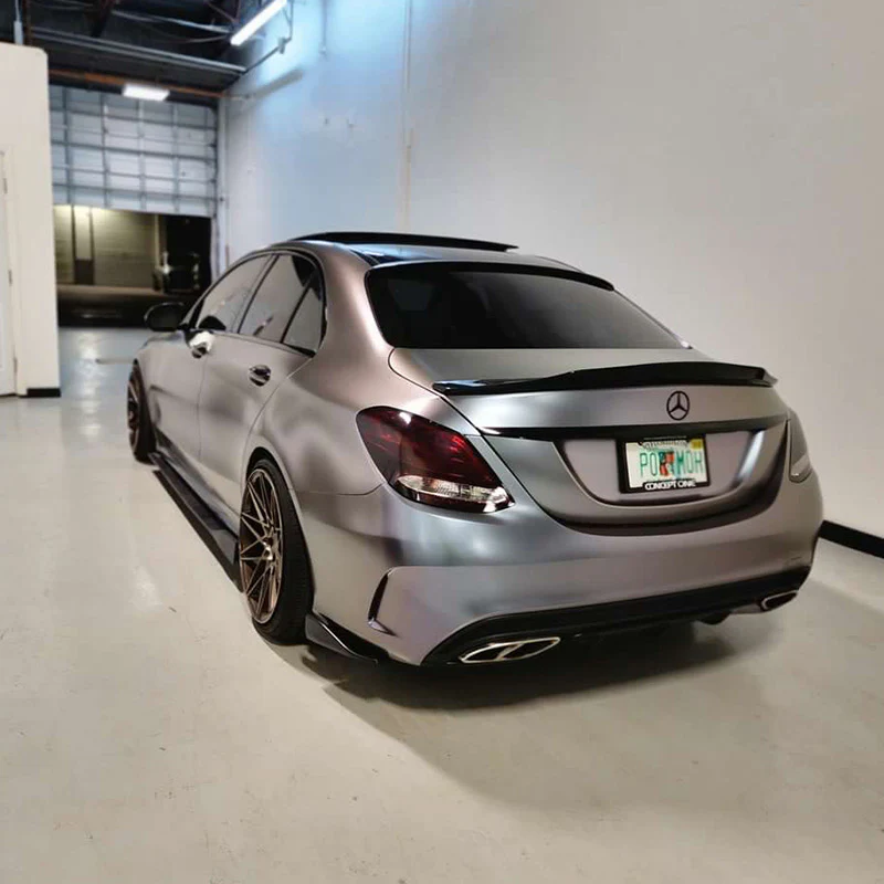 Matte Gunmetal Purple Vinyl Wrap - Image 3