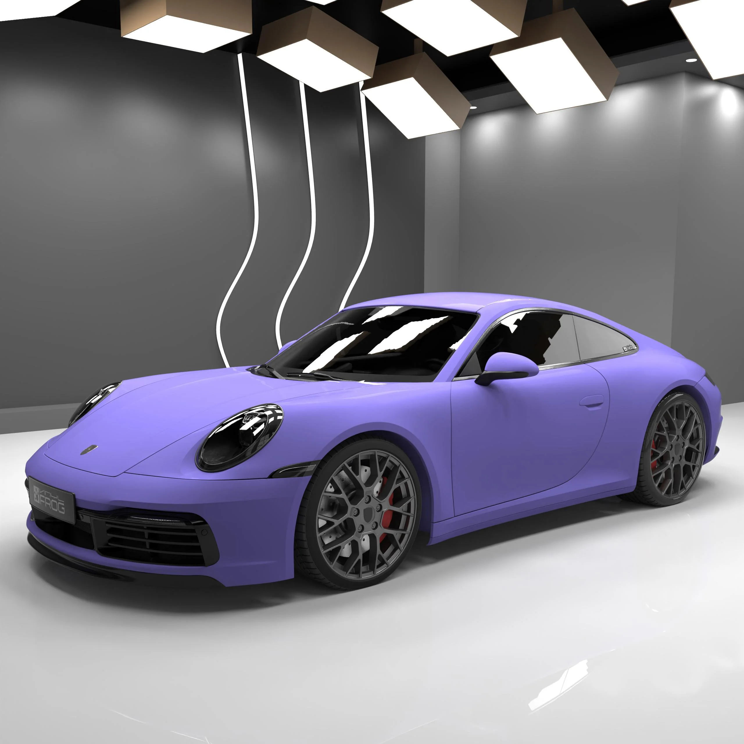 Matte Lavender Purple Vinyl Wrap - Image 2