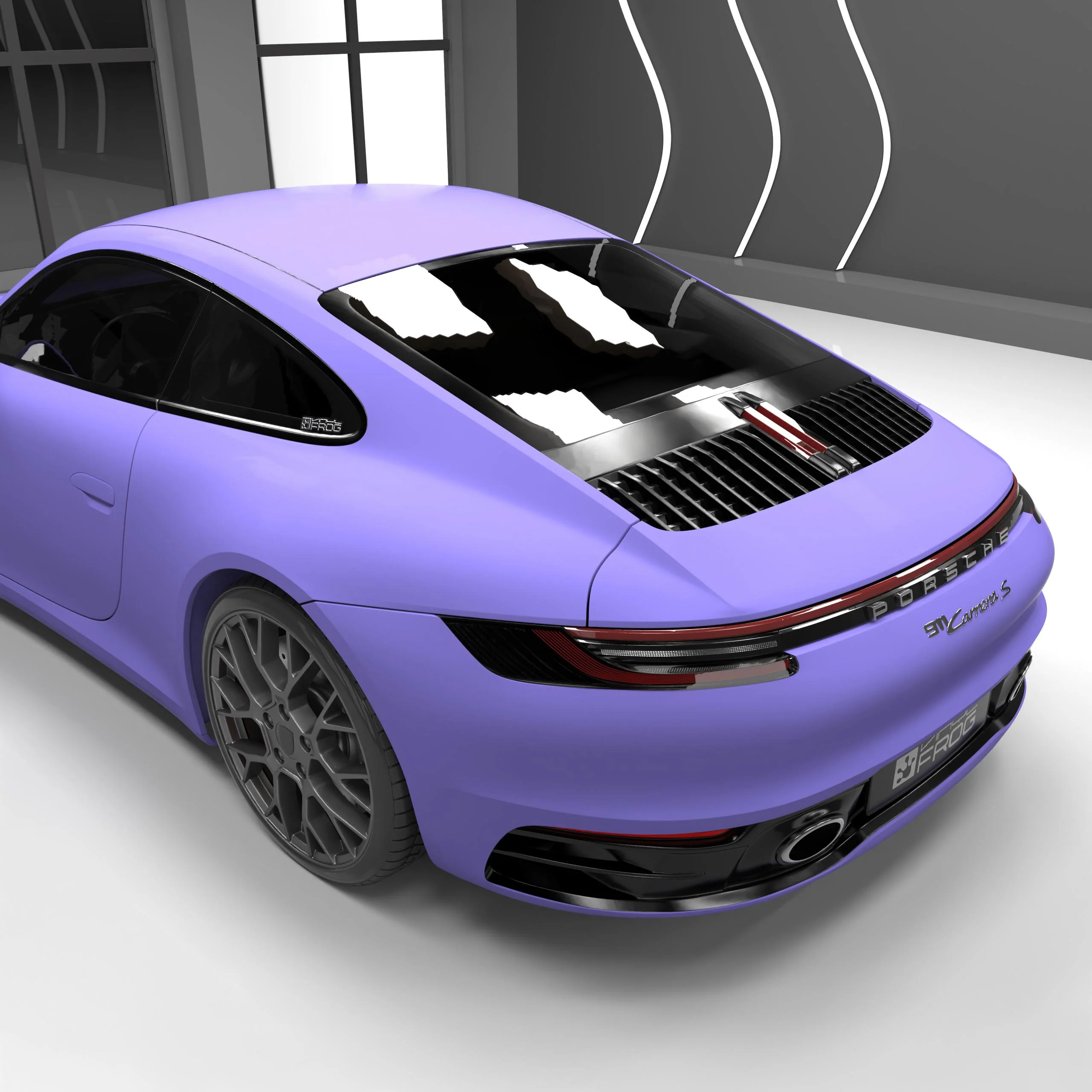 Matte Lavender Purple Vinyl Wrap - Image 3