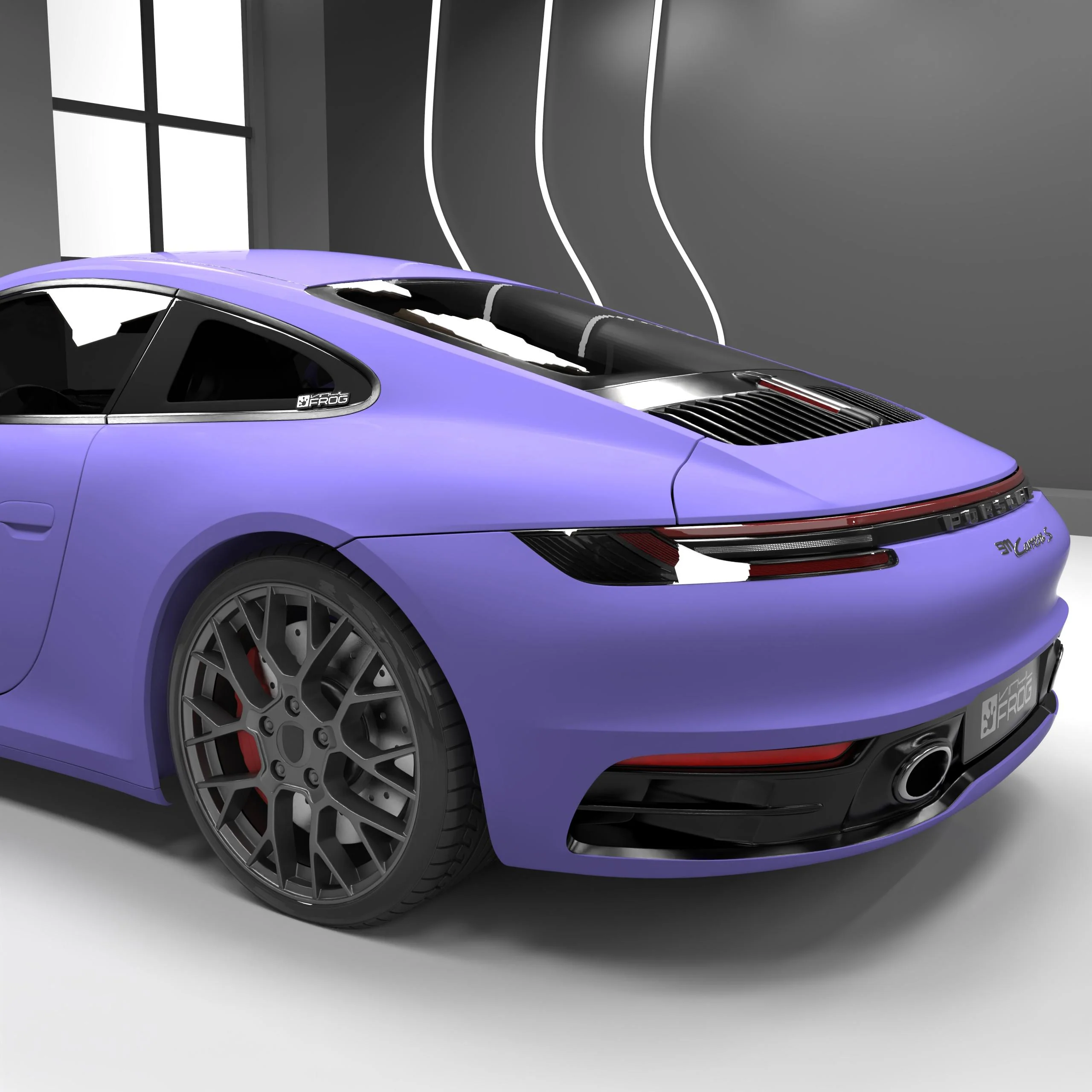 Matte Lavender Purple Vinyl Wrap - Image 7