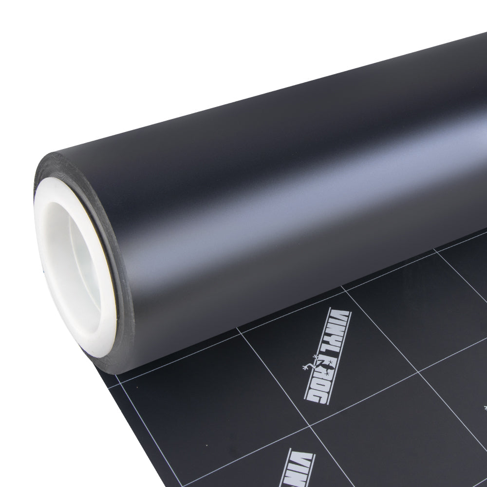 Matte Metallic Black Blue Vinyl Wrap - Image 9