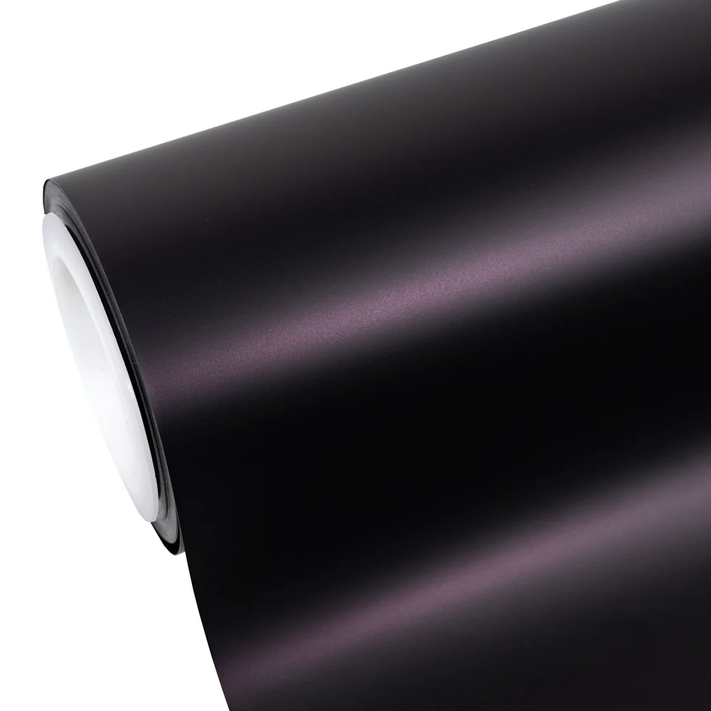 Matte Metallic Black Purple Color PPF (Paint Protection Film) - Image 7