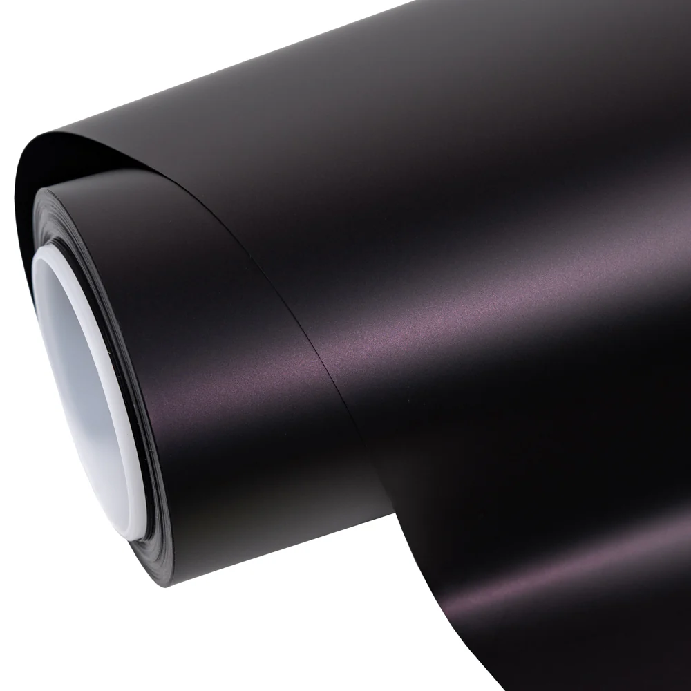 Matte Metallic Black Purple Color PPF (Paint Protection Film) - Image 8