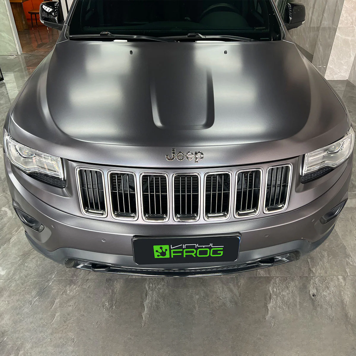 Matte Metallic Dark Gray Vinyl Wrap - Image 5
