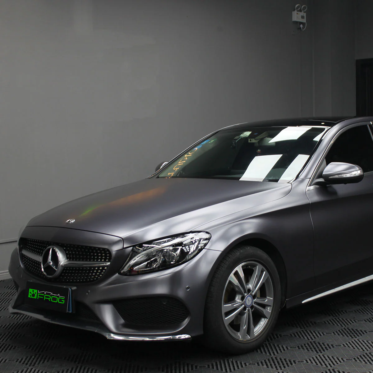 Matte Metallic Dark Gray Vinyl Wrap - Image 6