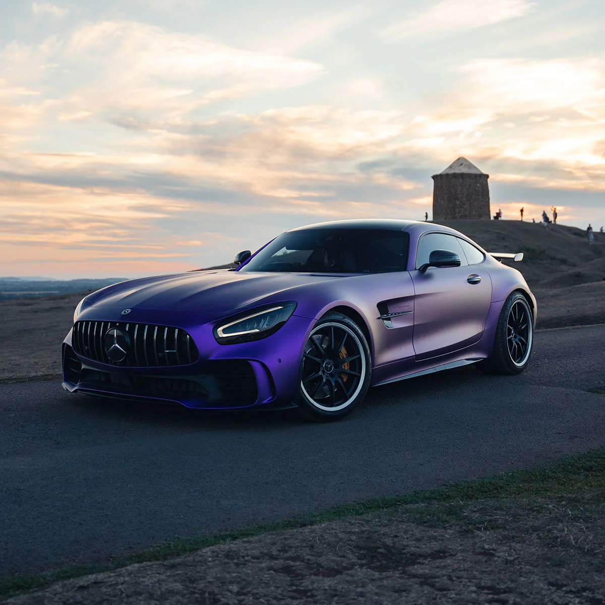 Matte Metallic Purple Vinyl Wrap - Image 2