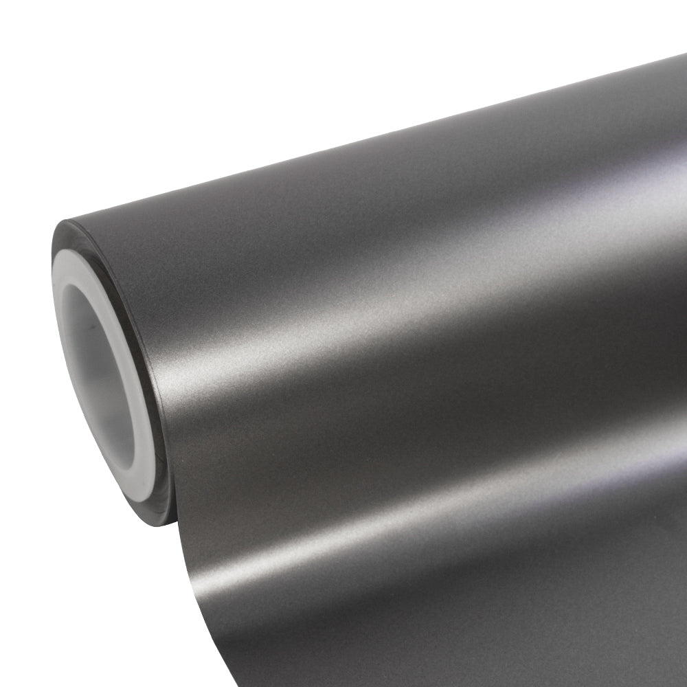 Matte Metallic Gray Vinyl Wrap - Image 5