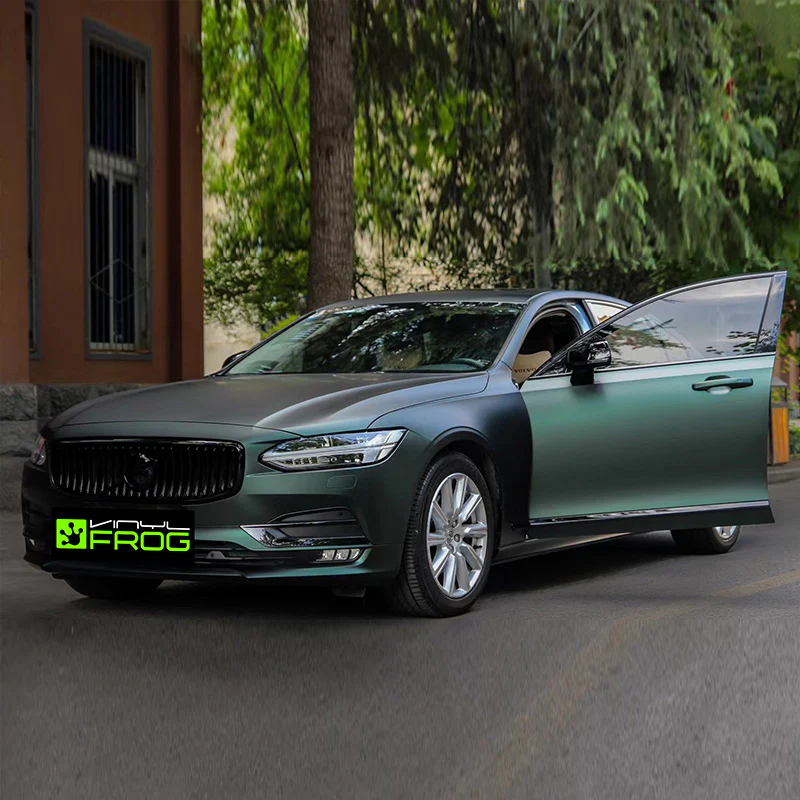 Matte Metallic Hunter Green Vinyl Wrap - Image 3