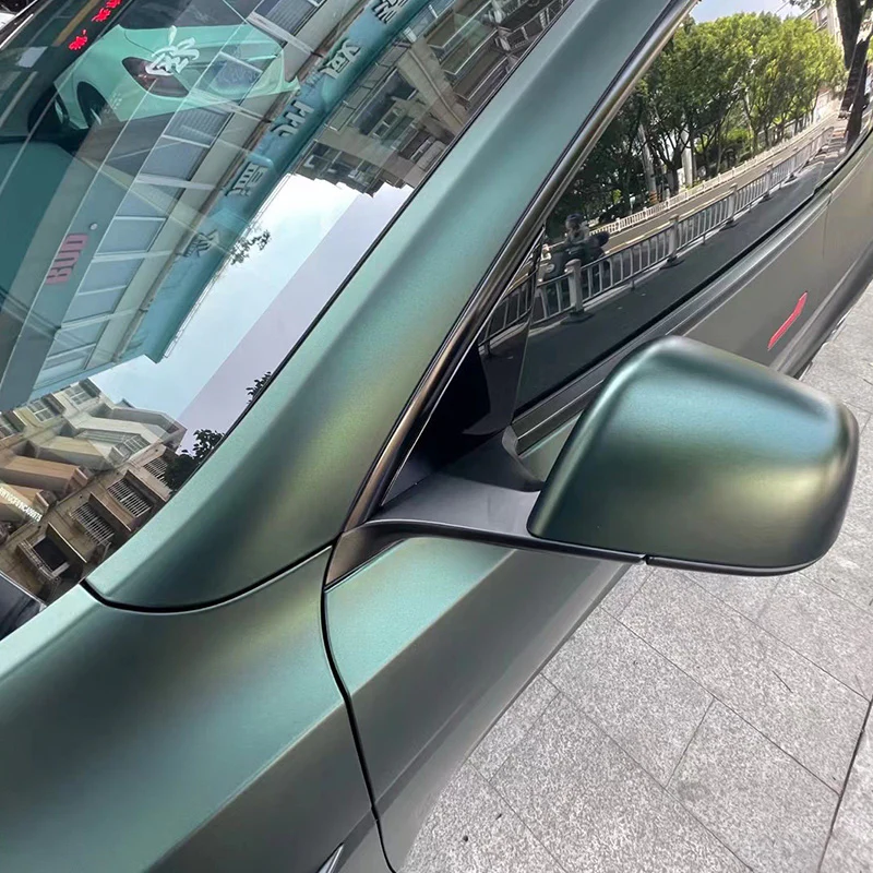 Matte Metallic Hunter Green Vinyl Wrap - Image 6