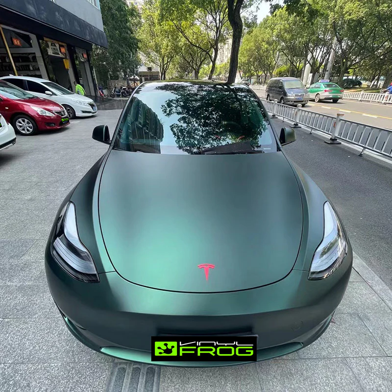 Matte Metallic Hunter Green Vinyl Wrap - Image 7