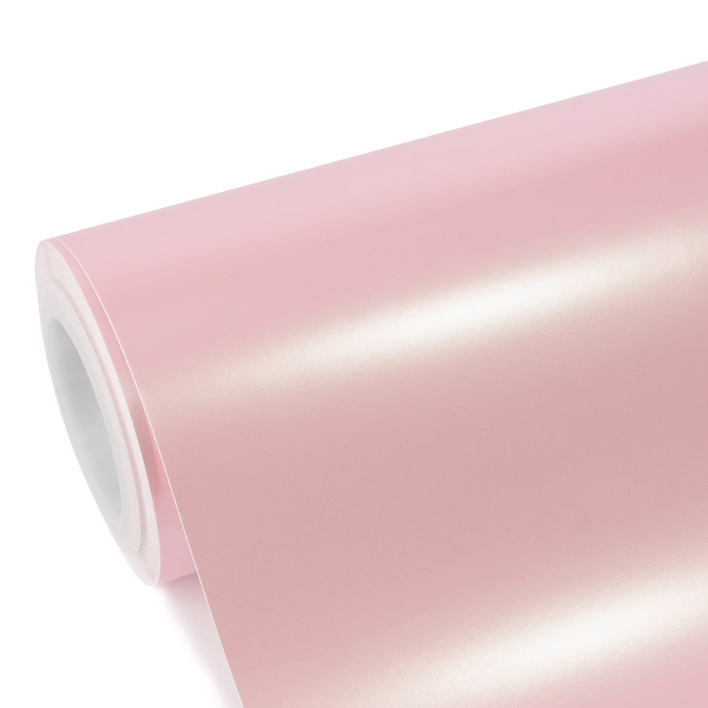Matte Metallic Pearl Baby Pink Vinyl Wrap - Image 8