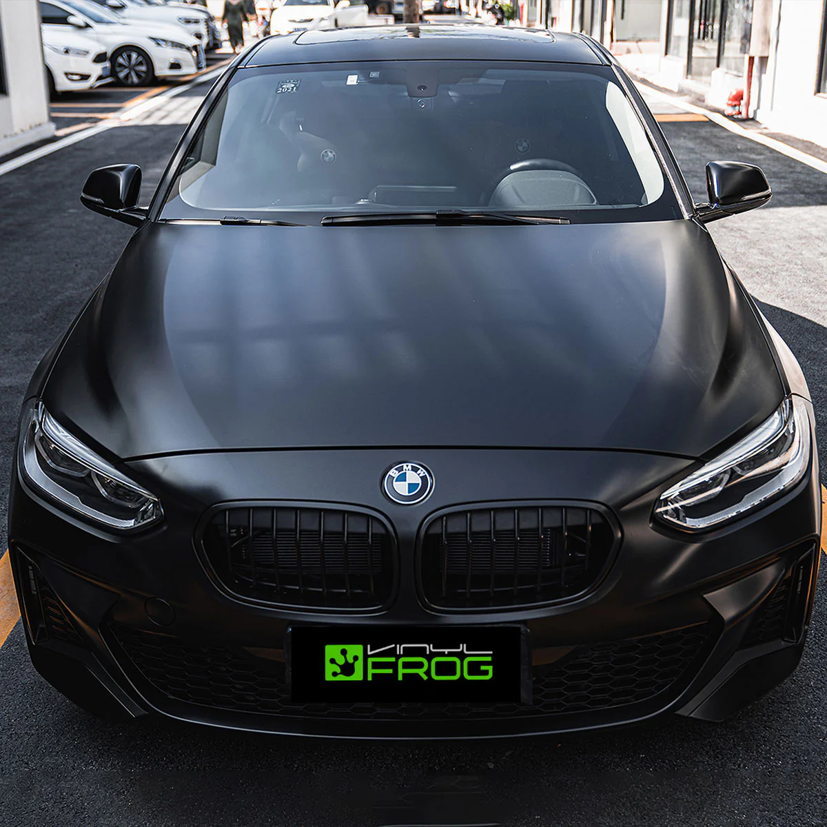 Matte Metallic Pearl Black Vinyl Wrap - Image 7