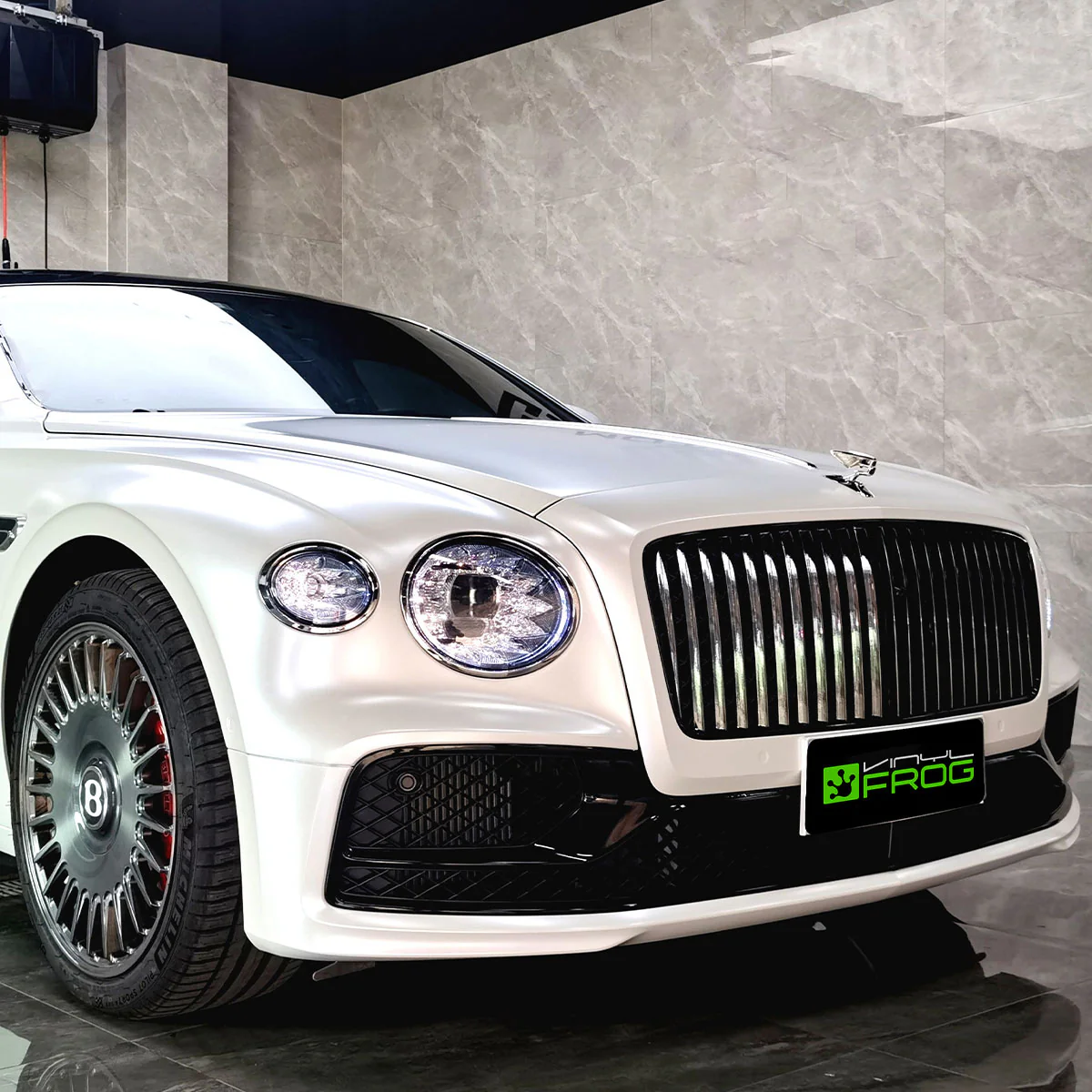Matte Metallic Pearl White Vinyl Wrap - Image 7