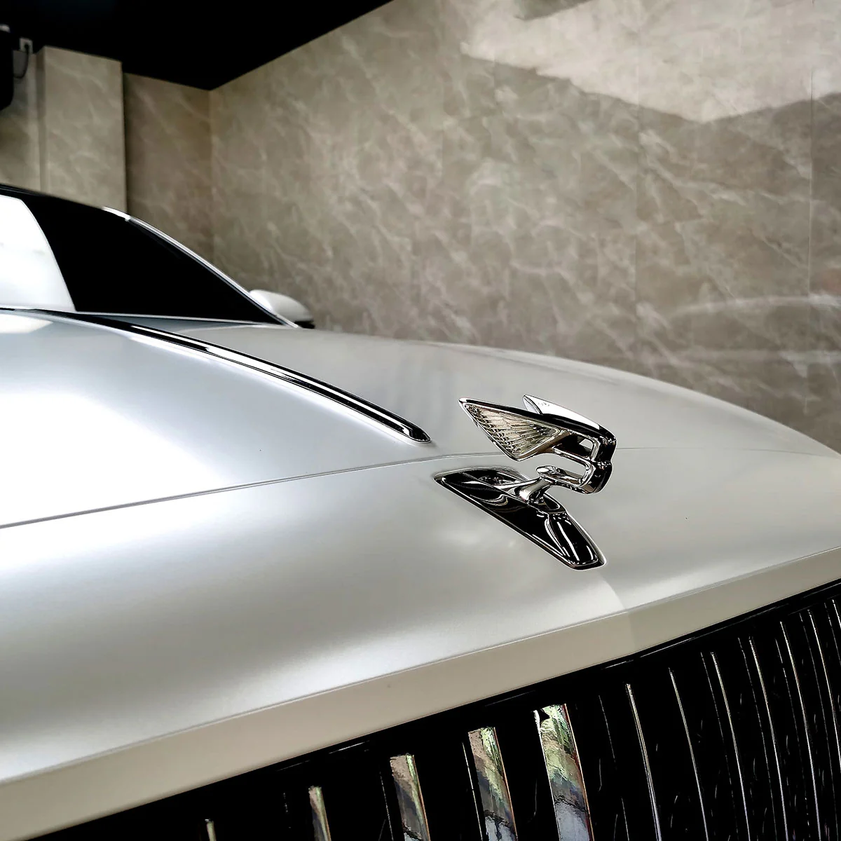 Matte Metallic Pearl White Vinyl Wrap - Image 8