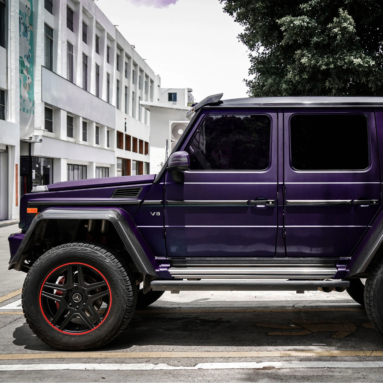 Matte Midnight Purple Color PPF (Paint Protection Film) - Image 5
