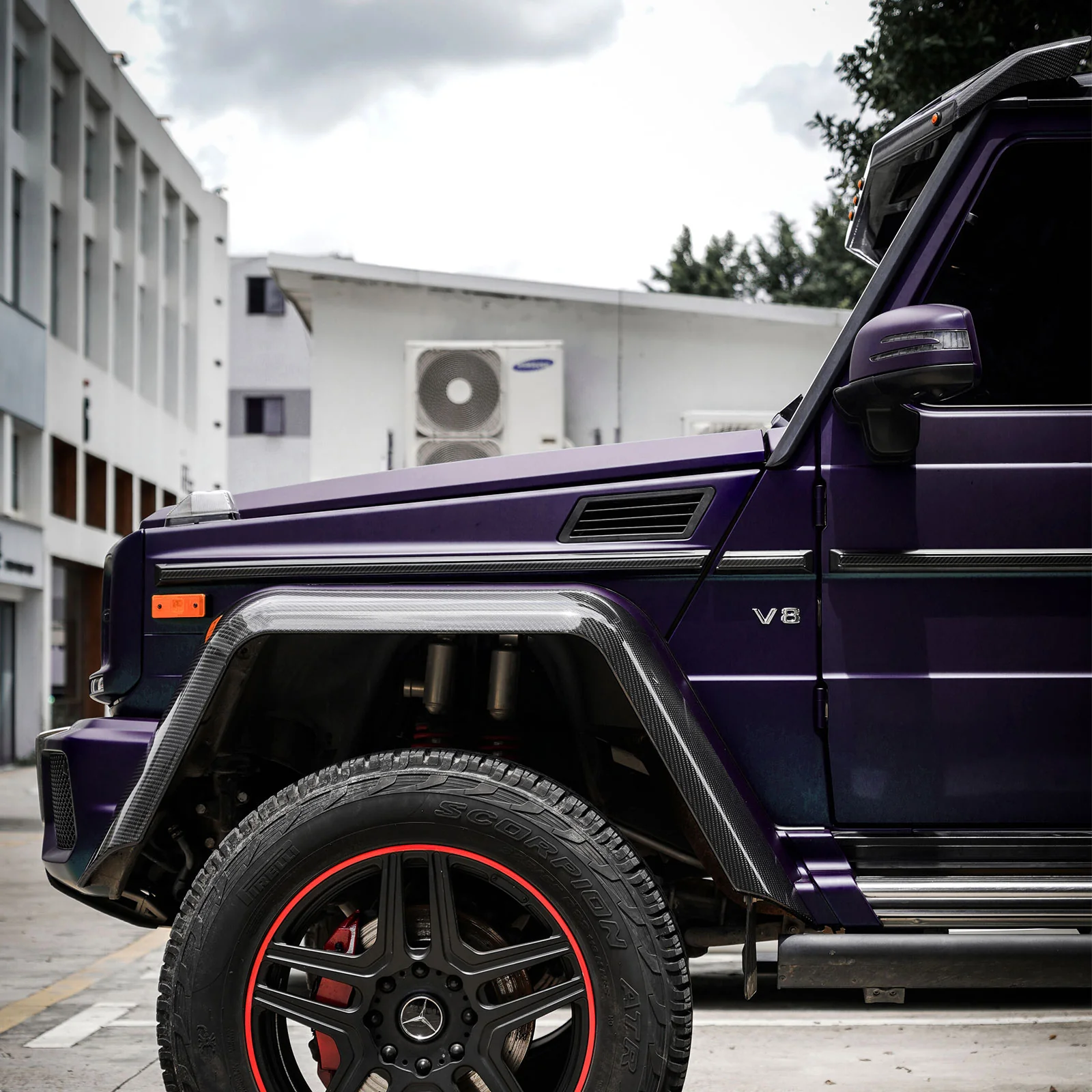 Matte Midnight Purple Color PPF (Paint Protection Film) - Image 7