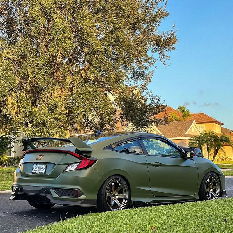 Matte Military Green Vinyl Wrap - Image 3