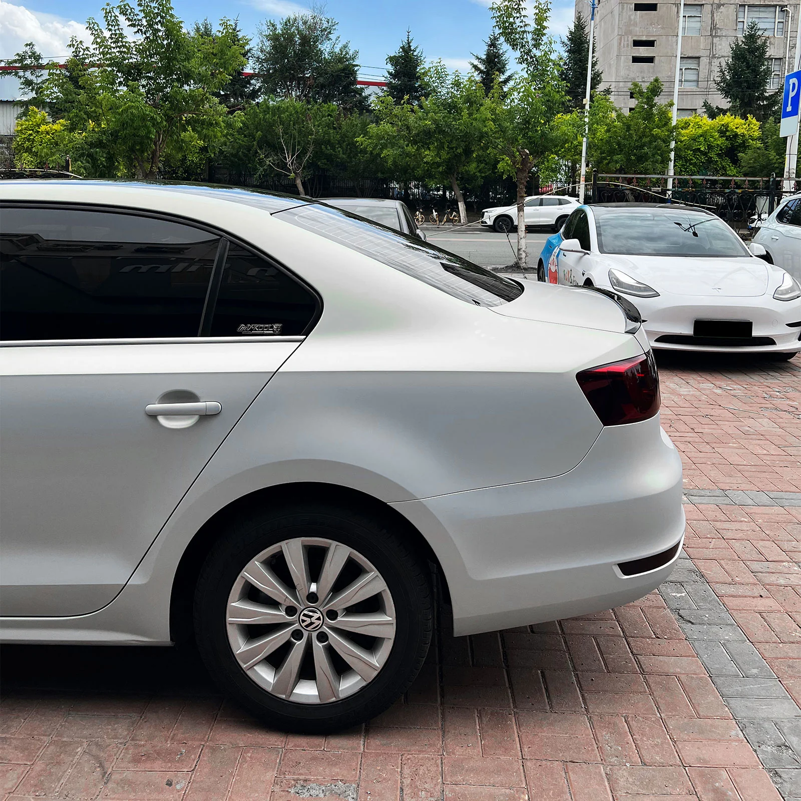 Matte Pearl White Color PPF (Paint Protection Film) - Image 8