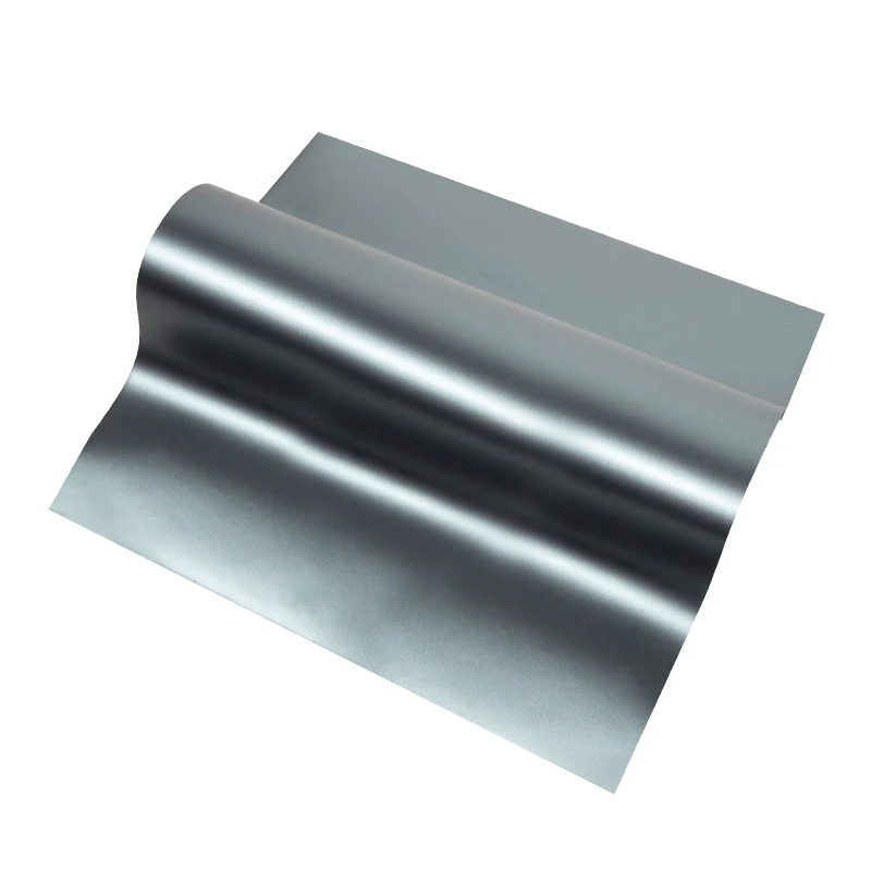 Matte Silk Gray Blue Vinyl Wrap - Image 9
